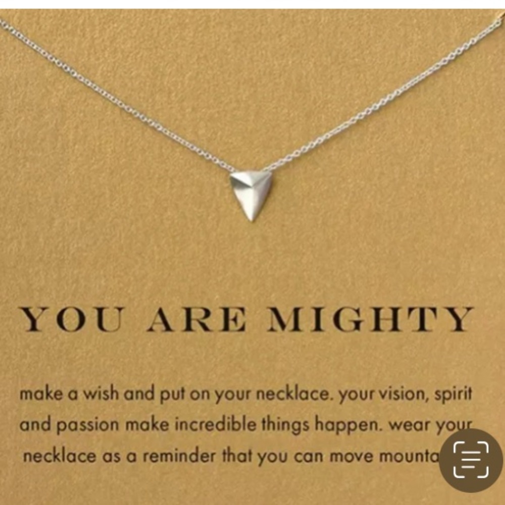 You are mighty necklace.  Inspirational jewelry, BRAND NEW!